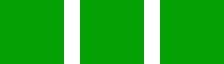Three solid bright green squares arranged horizontally on a transparent checkered background.